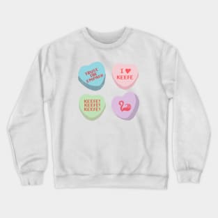 Keefe KOTLC Conversation Hearts Crewneck Sweatshirt